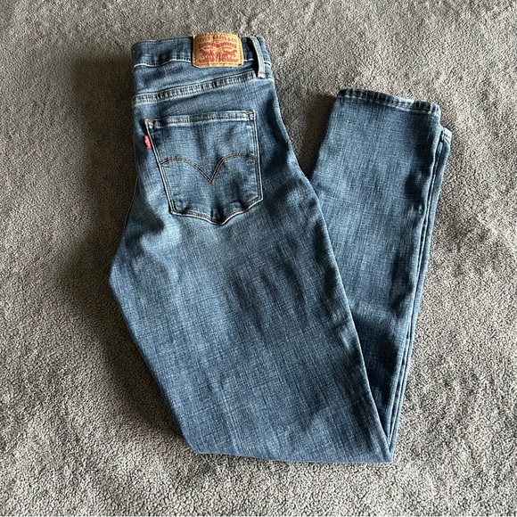 Levi's 311 Shaping Skinny Dark Wash Denim Casual Everyday Jeans with Sleek Fit - Picture 1 of 9
